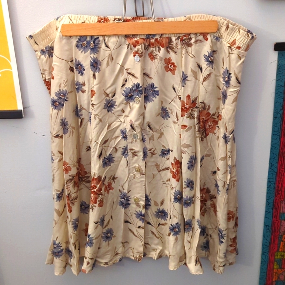 Flowy Floral Skirt